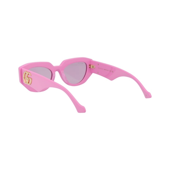 NEW GUCCI PINK OVAL WOMEN GG1421S 004 SUNGLASSES GUCCI - Picture 4 of 6